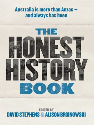 cover image of The Honest History Book
